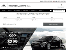 Tablet Screenshot of infinitioflafayette.com